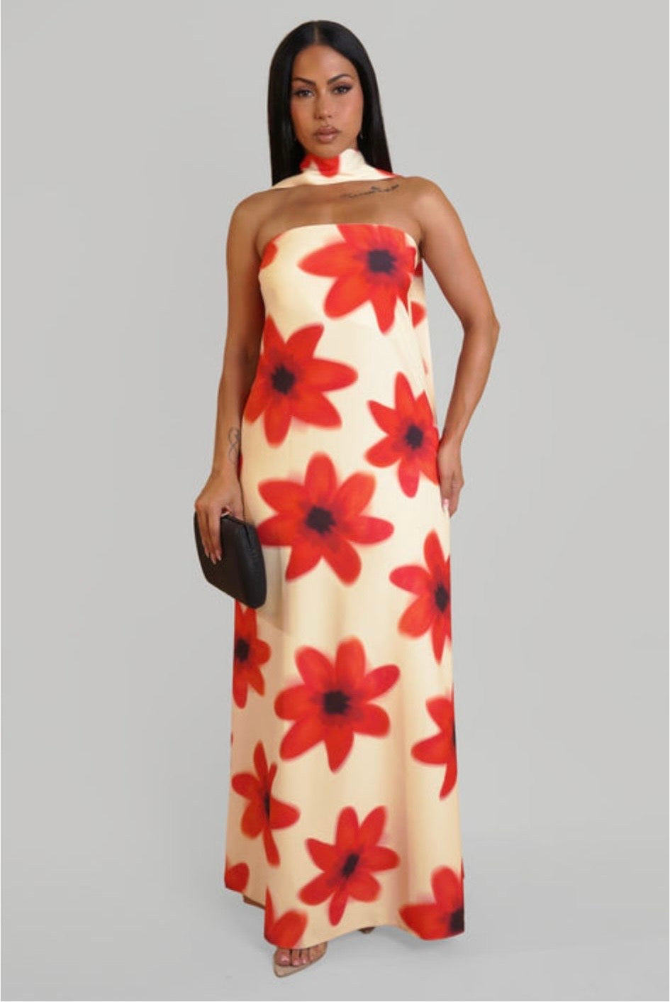 Envision This Maxi Dress Cream