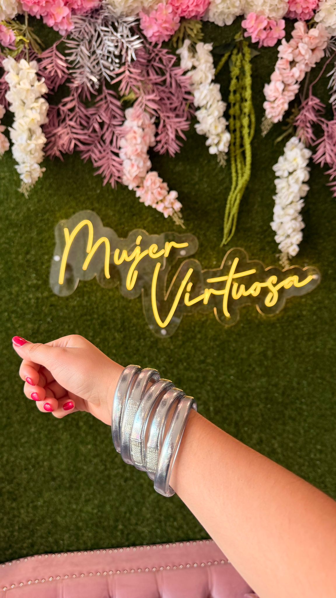 Pulseras Bless Plateadas