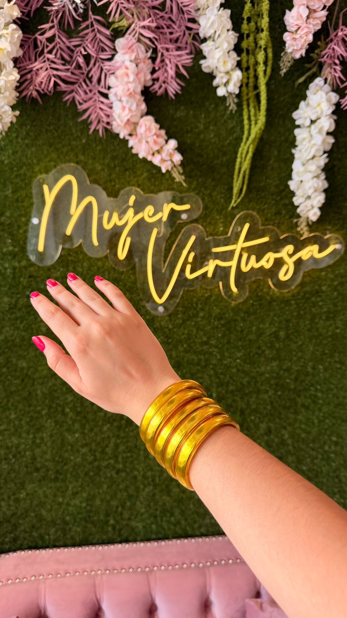 Pulseras Bless Doradas