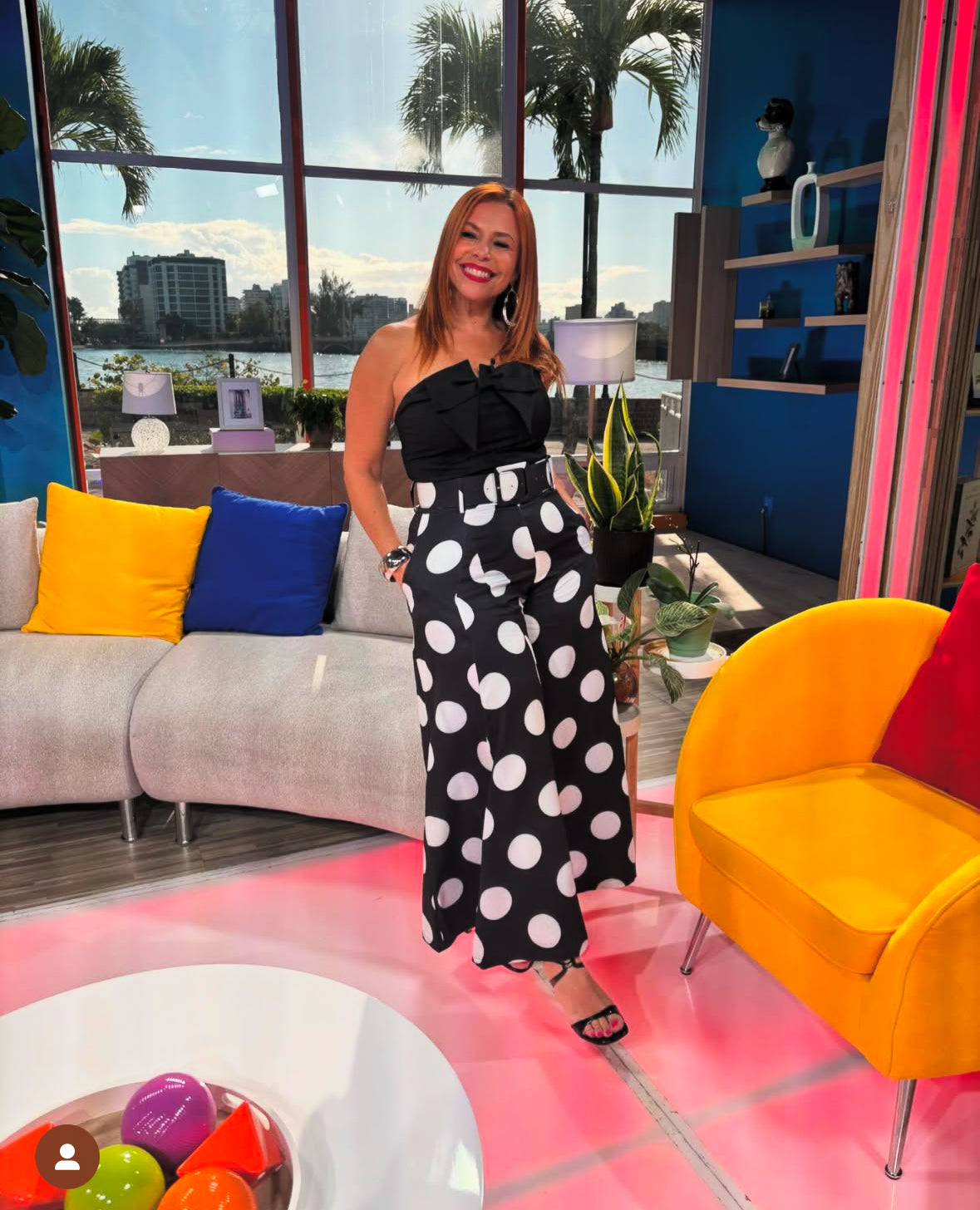 Polka Dots Palazzo - N by Nancy