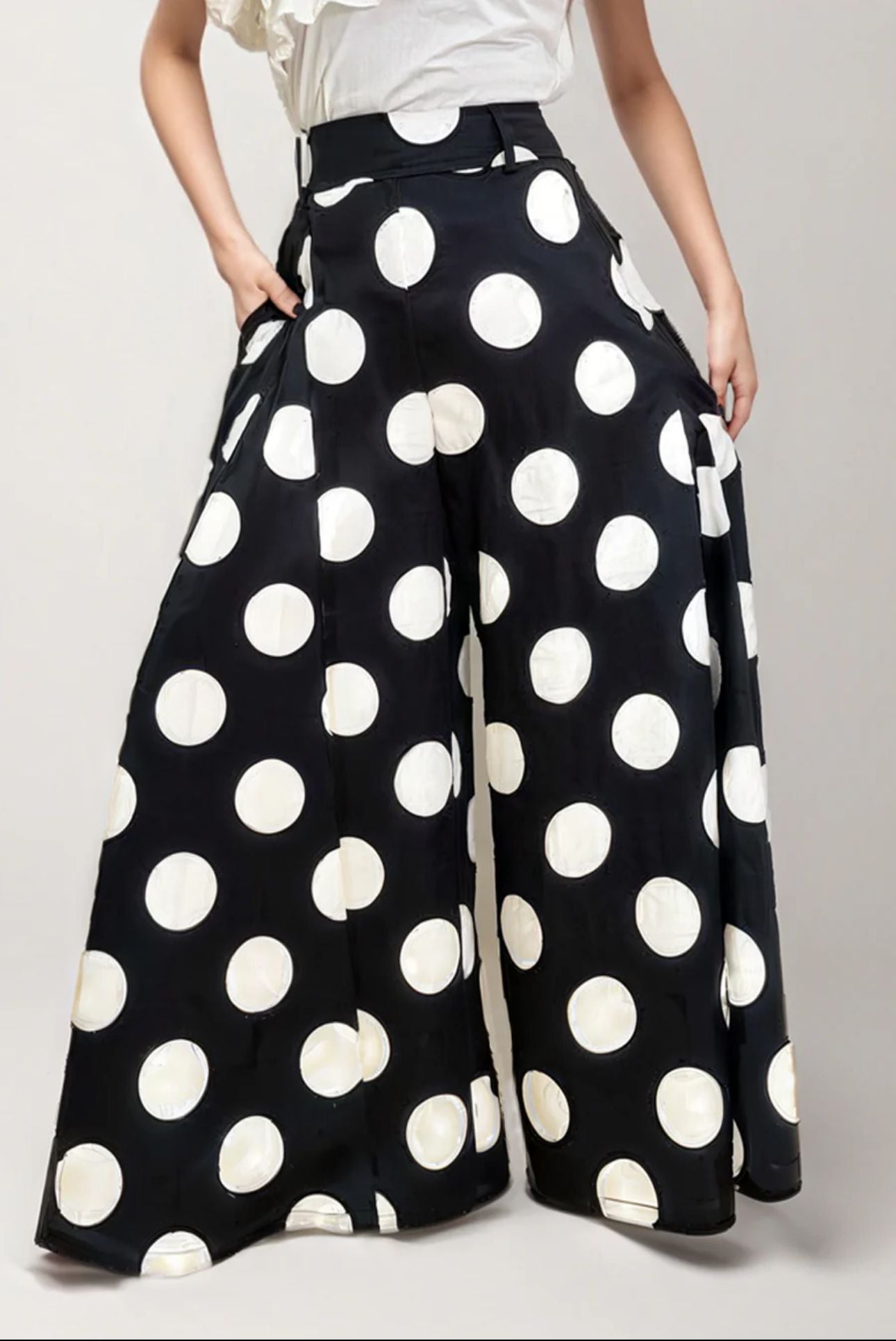Polka Dots Palazzo - N by Nancy