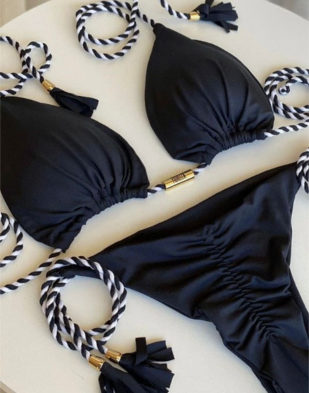 Black and White Bikini