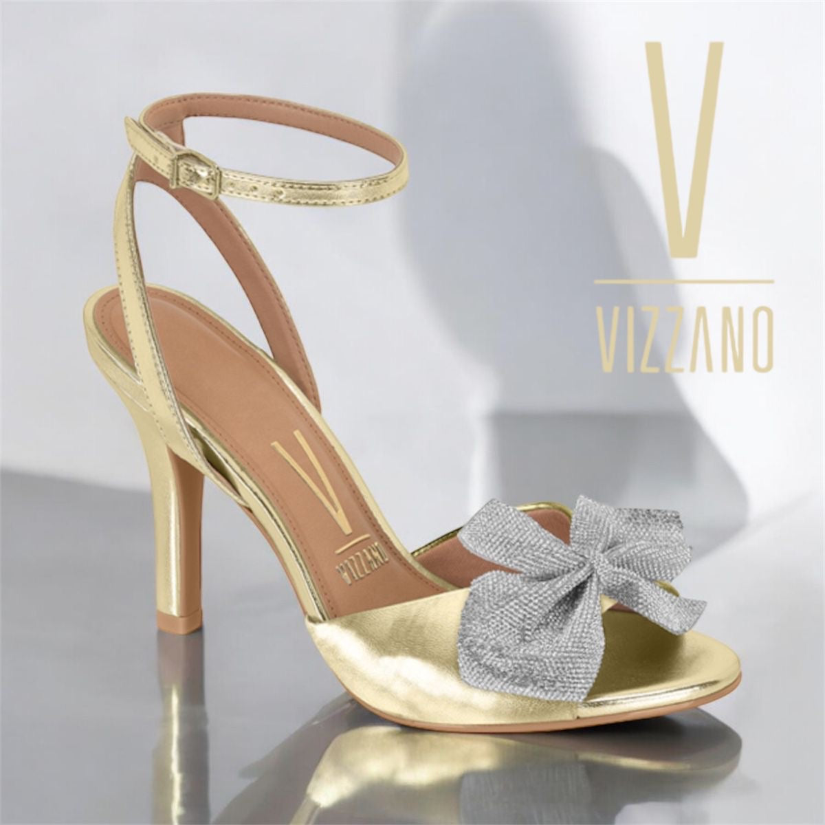 Vizzano Bow Ankle-strap Stilettos