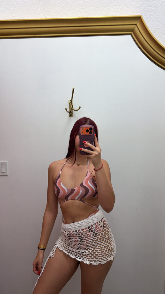 Beachy Skirt Blanco