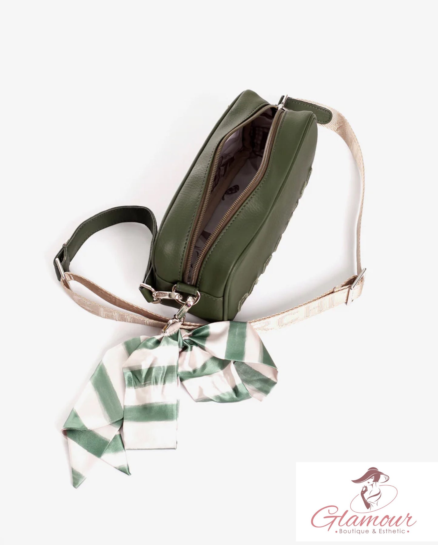 Parchita Bandolera Nila Verde Olivo