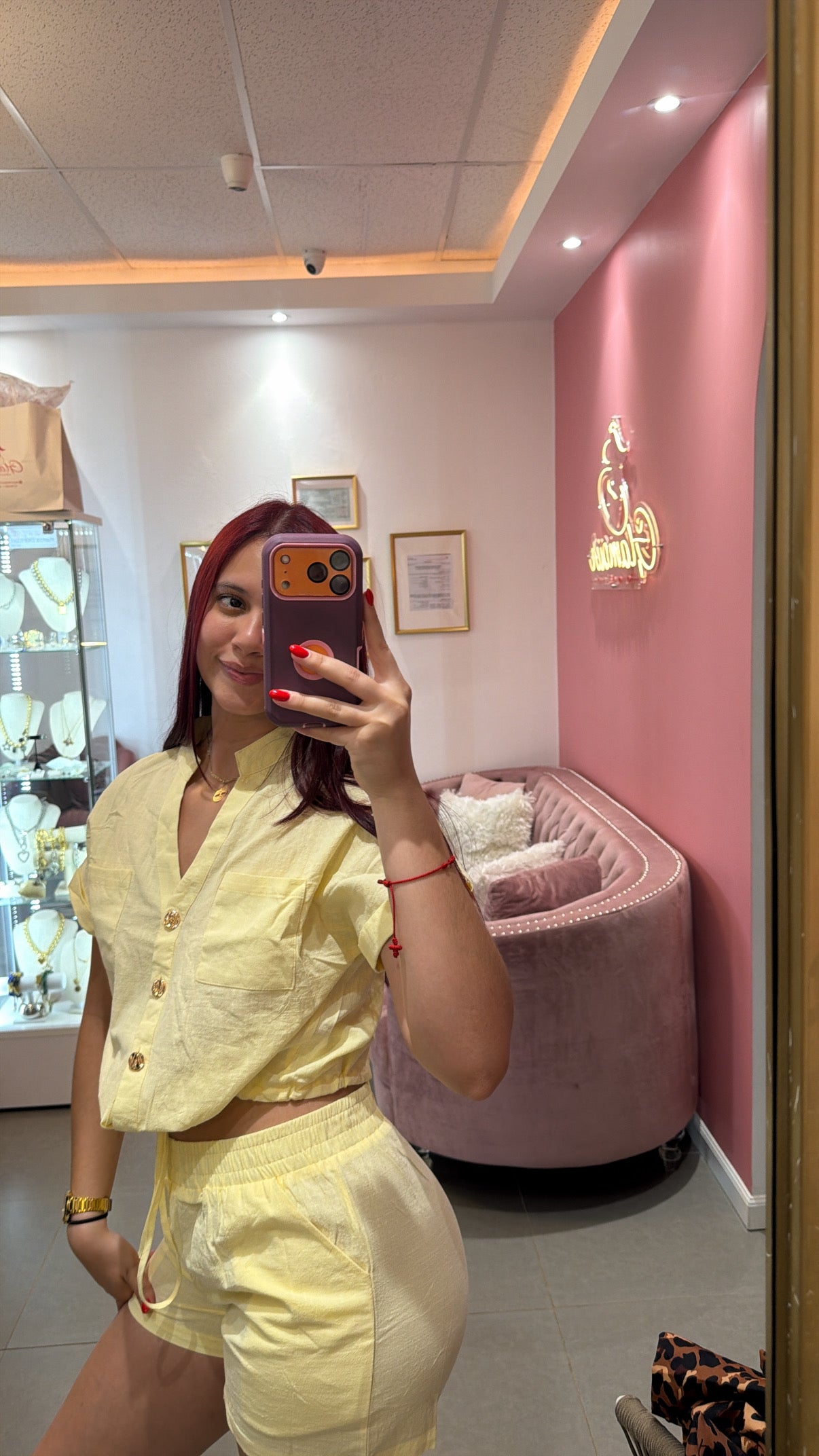 Short Set Yellow