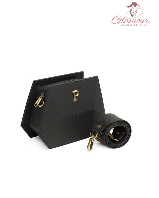 Parchita Simona Black Handbag