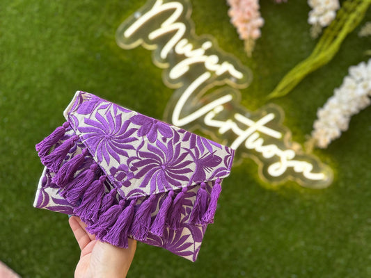 Purple envelope bag