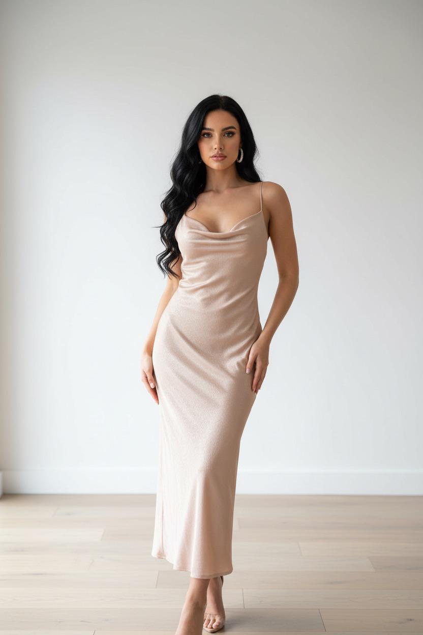 Satin Elegant Dress