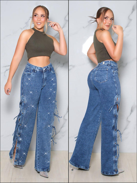 Shine Bright Bow Jean