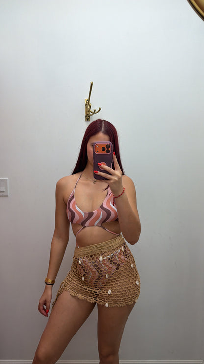 Beachy Skirt Crema