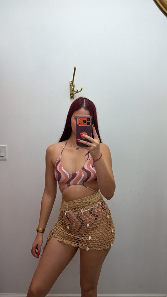 Beachy Skirt Crema