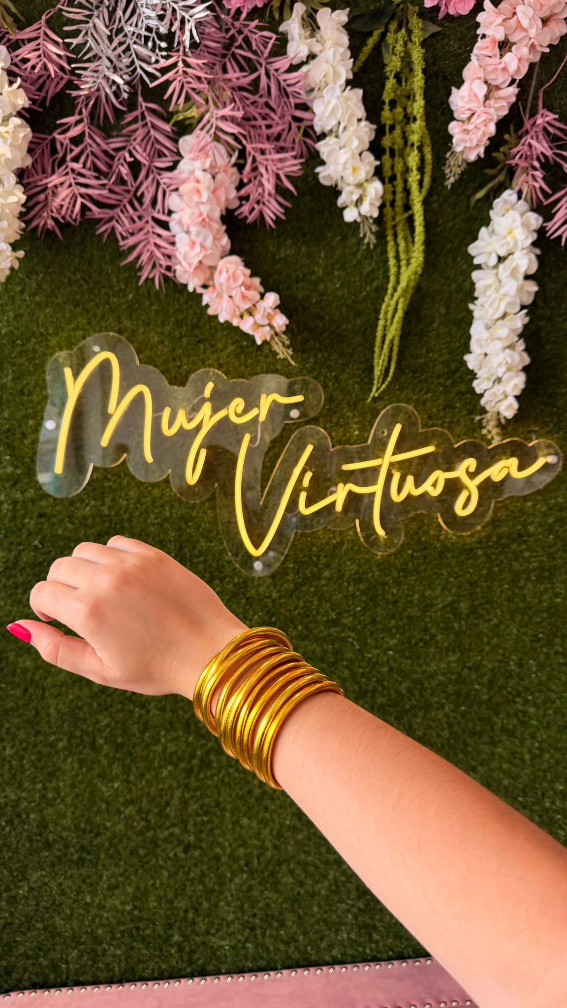 Pulseras Bless Doradas