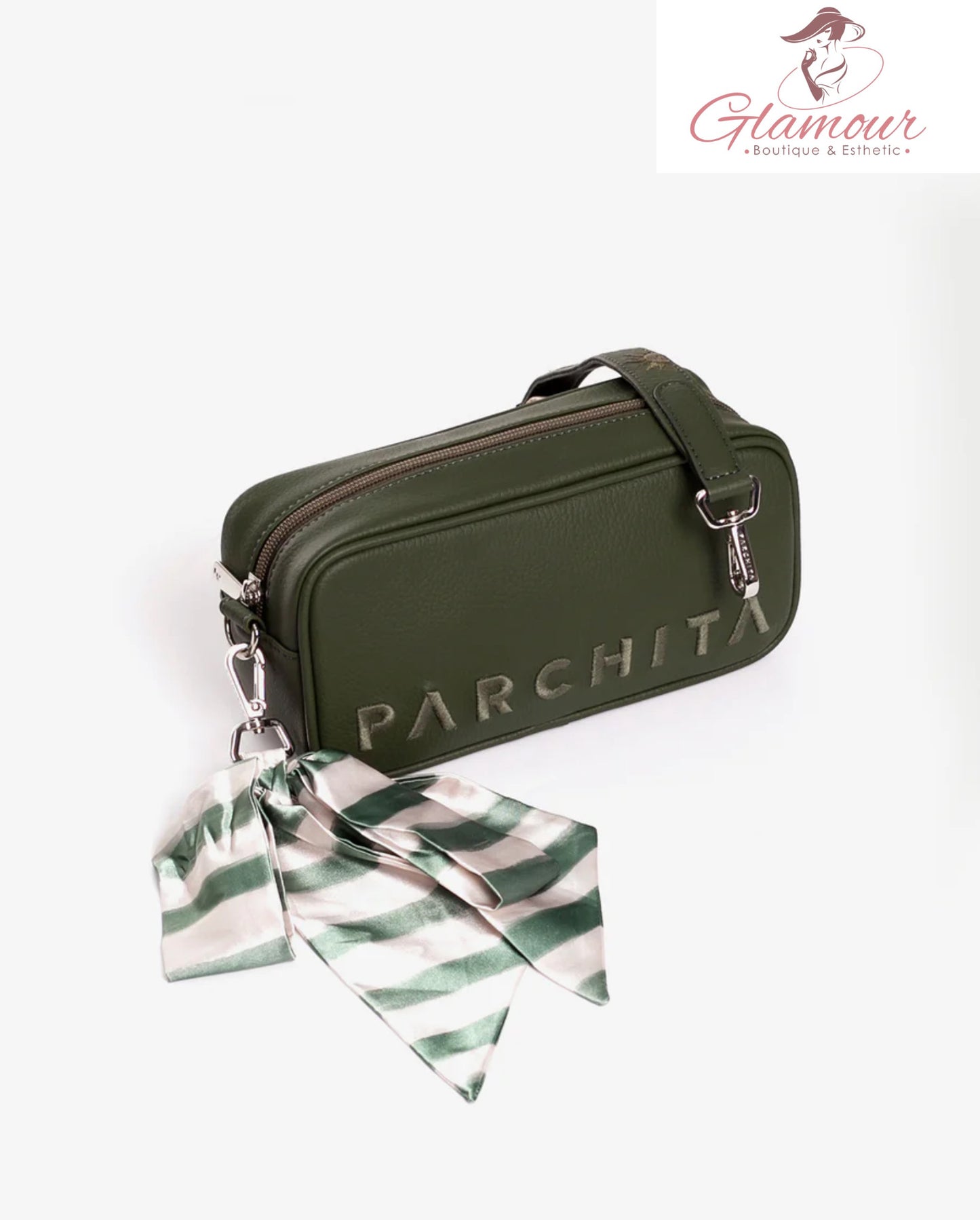 Parchita Bandolera Nila Verde Olivo