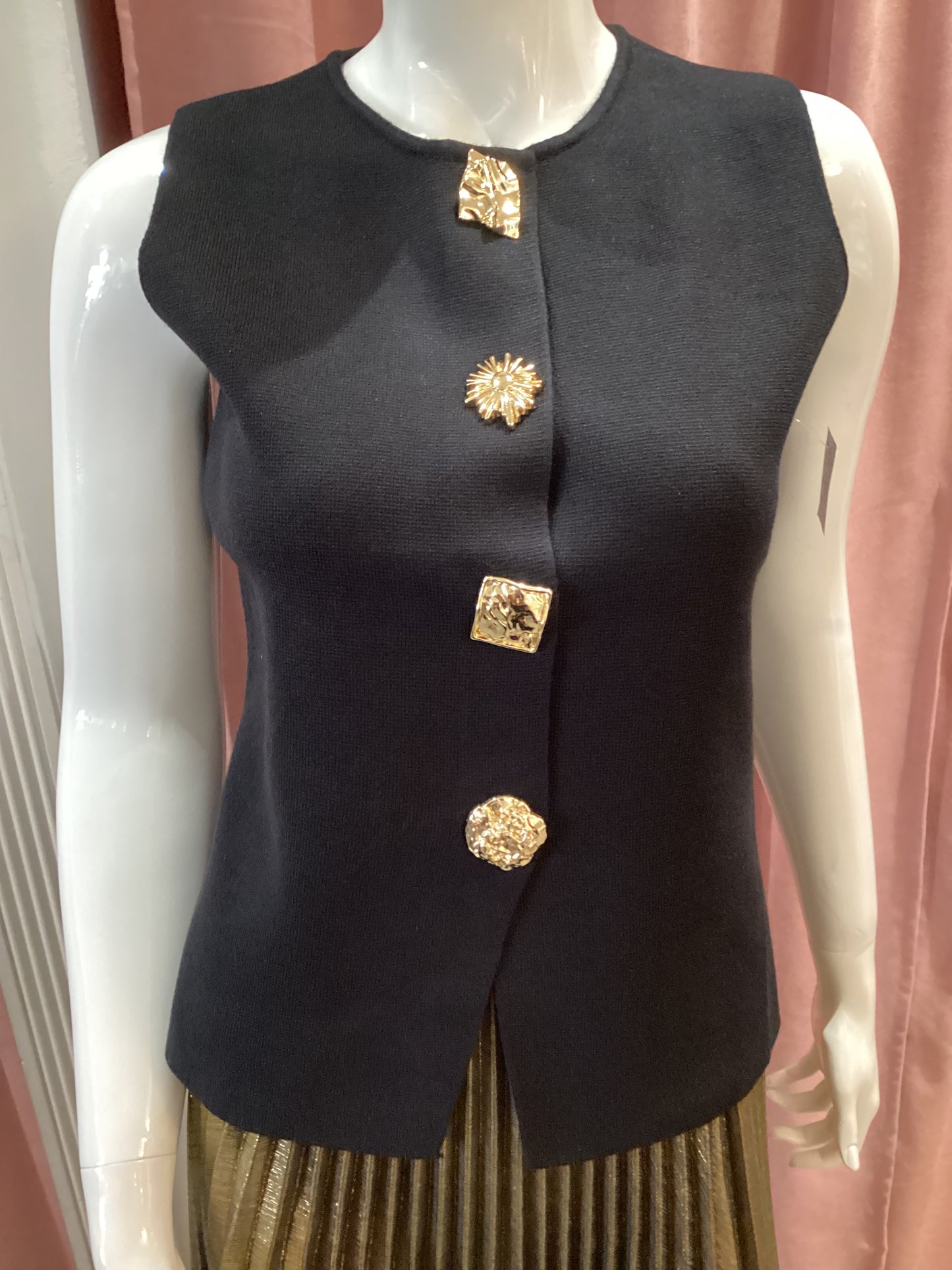 Top With Gold Details