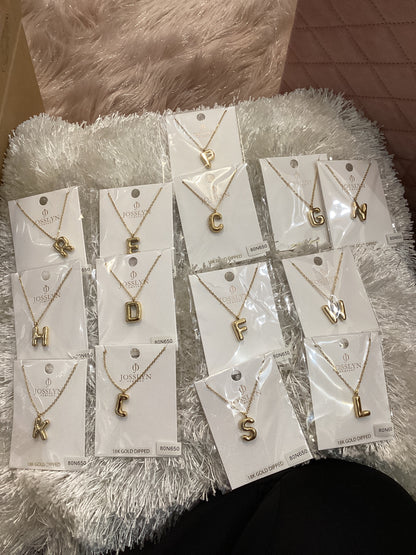 Big letter Necklace