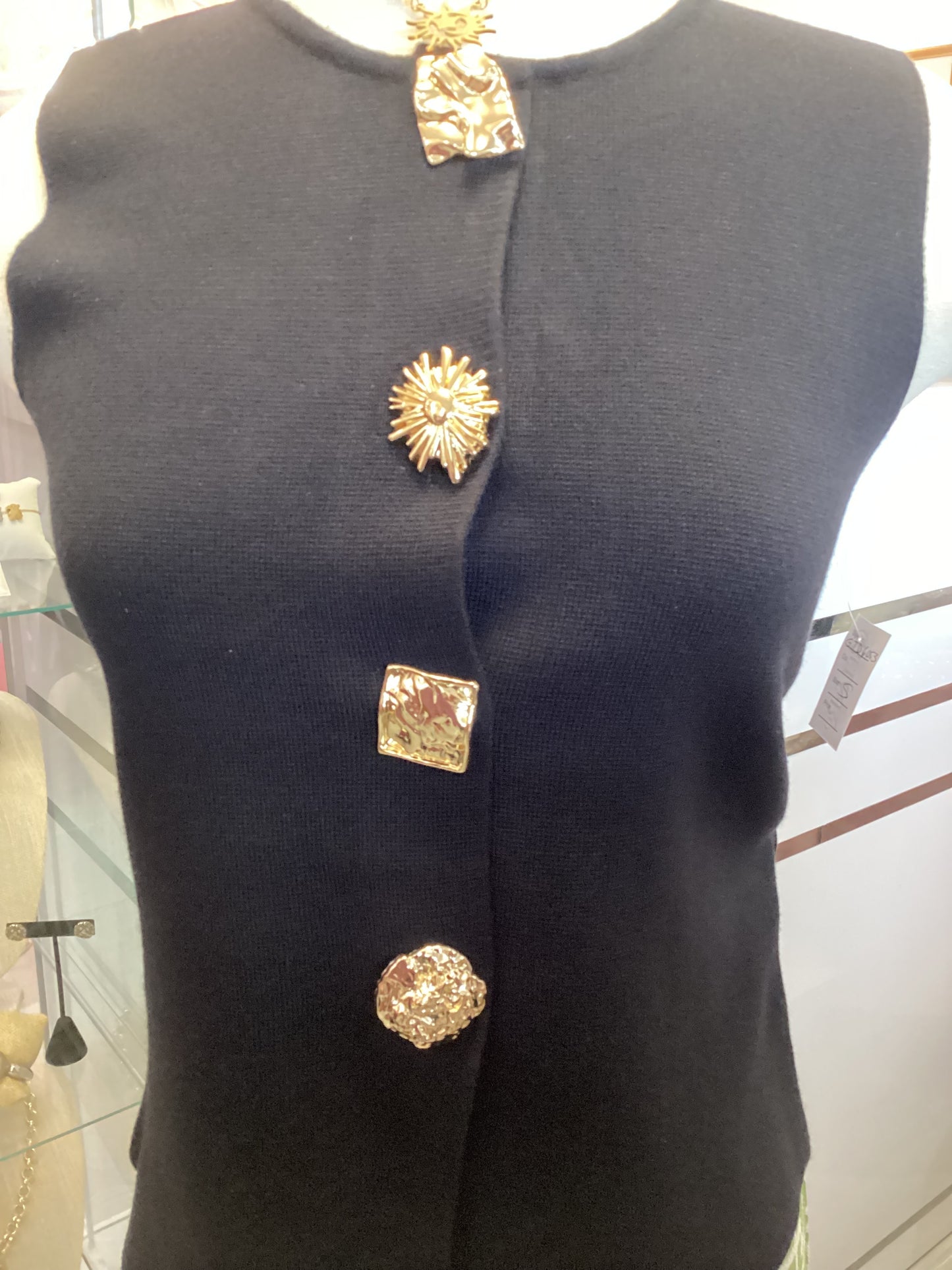 Top With Gold Details