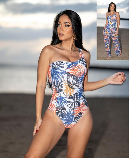 Leaves one shoulder swim