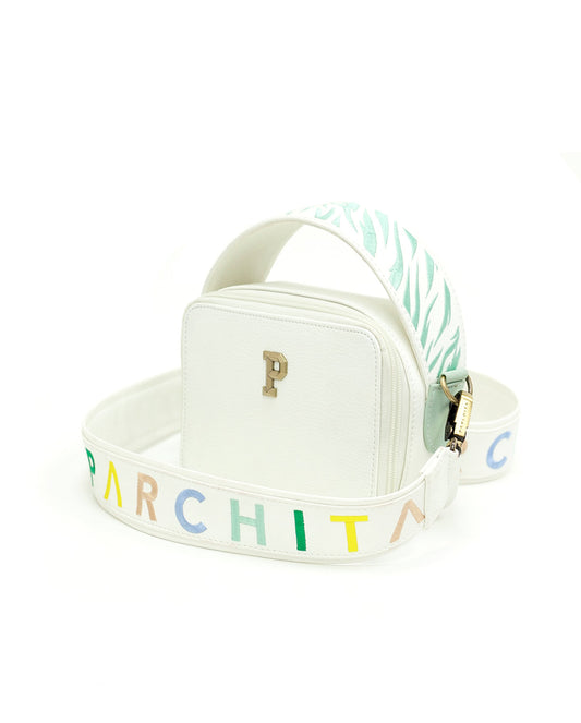 Parchita Vibra white handbag