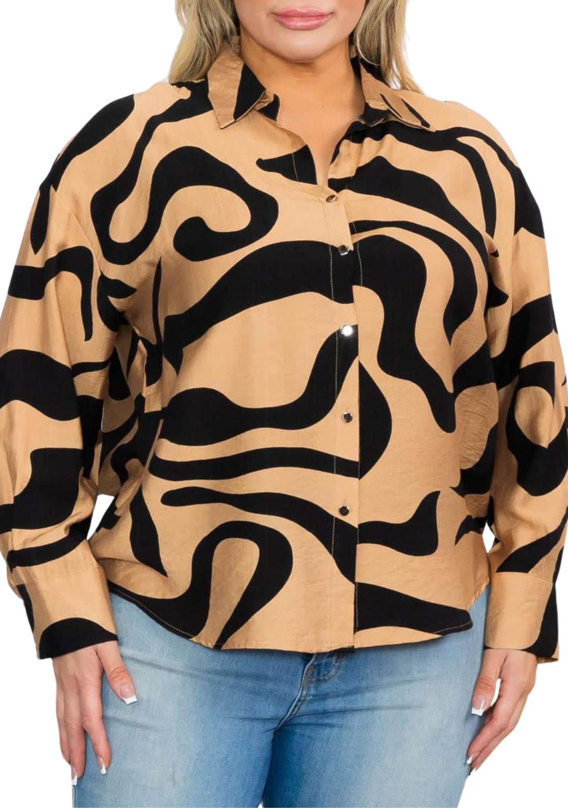 Curvy elegante long sleeve