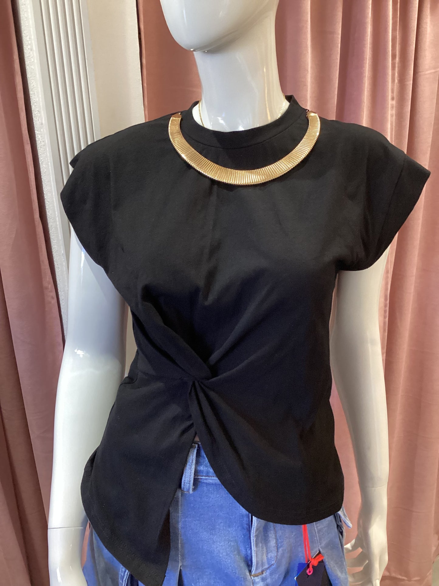 Beautiful gold chain top