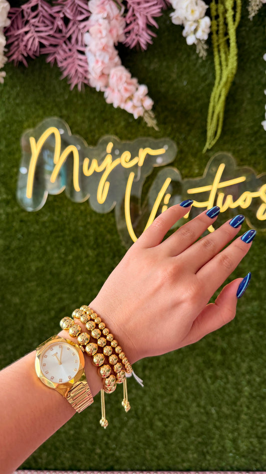 Golden Bead Bracelet