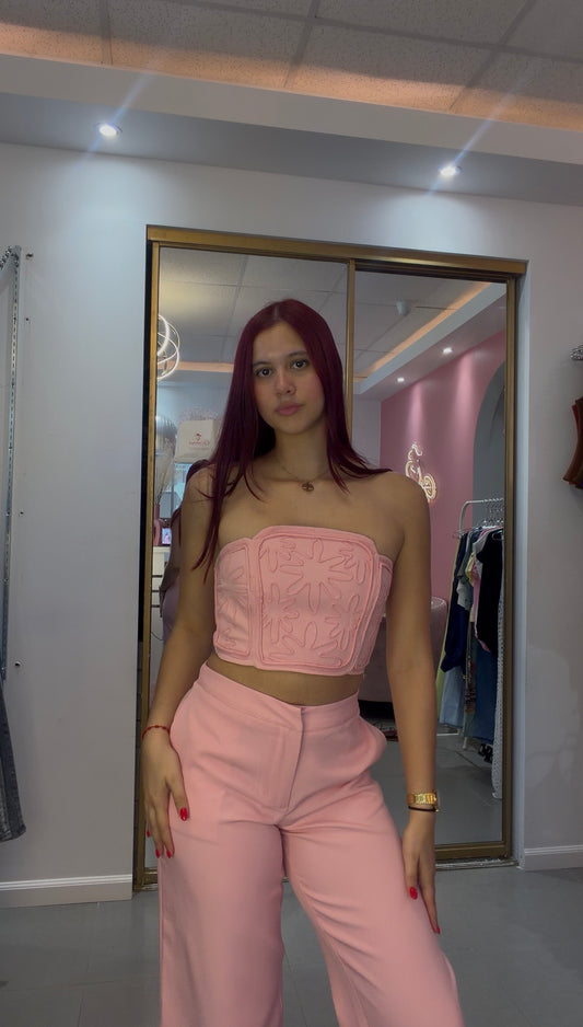 Riviera Pant Set Rosa