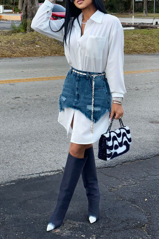 Cami Jean Skirt Dress